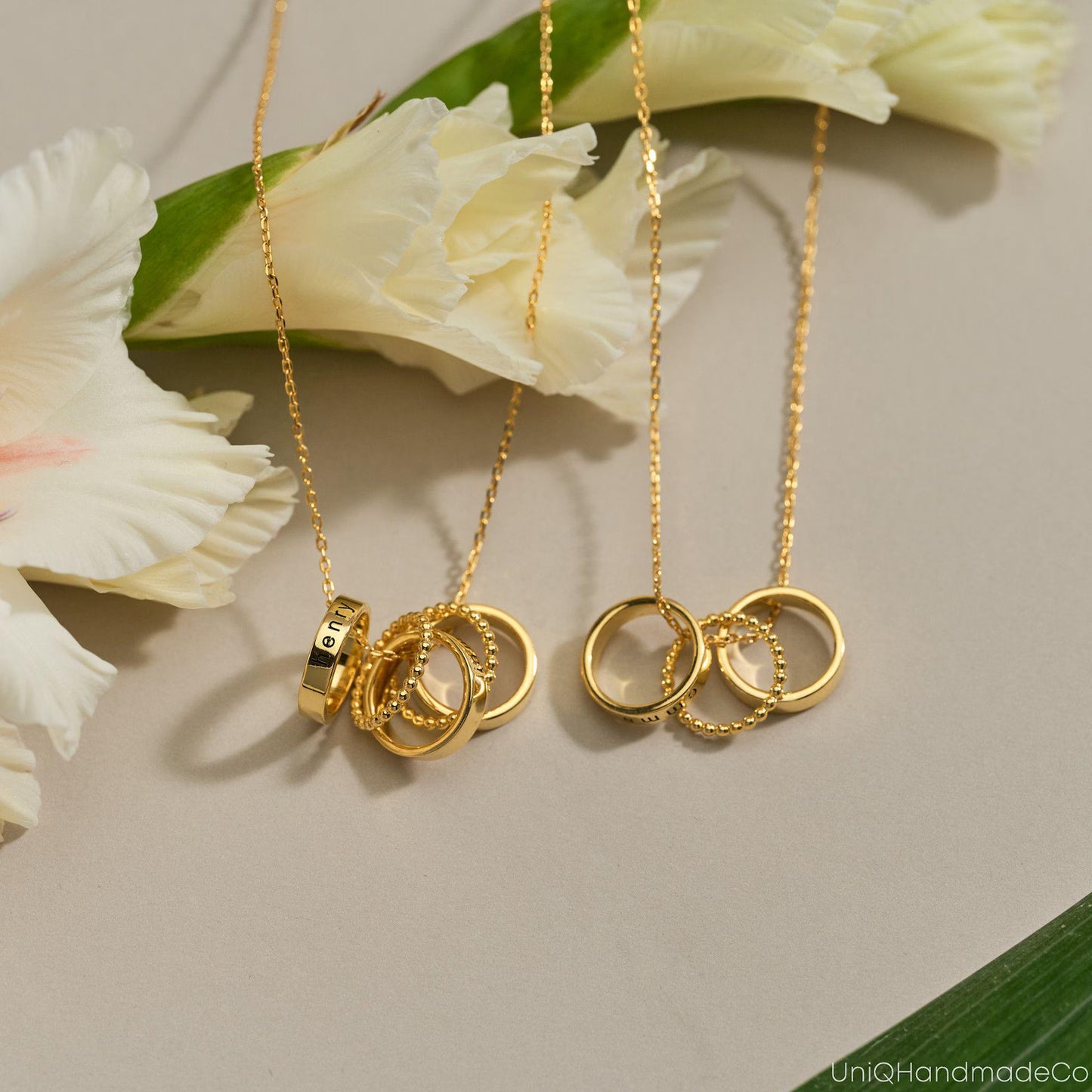 Personligt Cirkelhalsband Med Namn