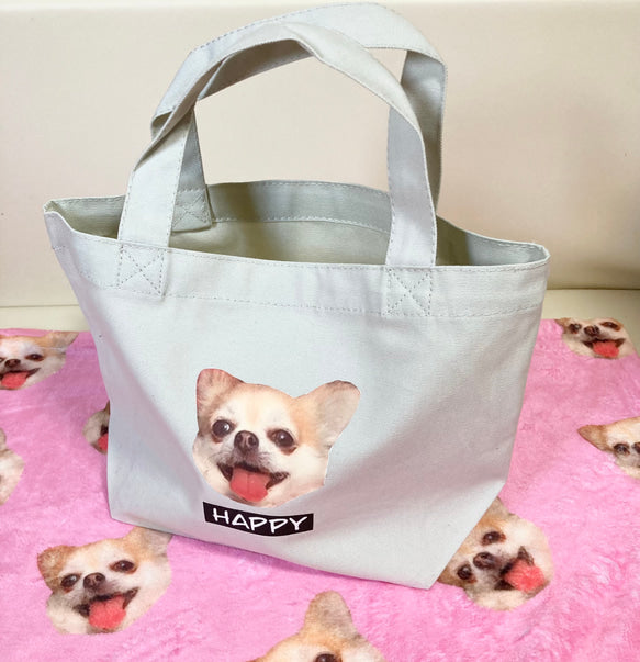 🐶🐱世界に一つだけ うちの子トートバッグ - Fallook