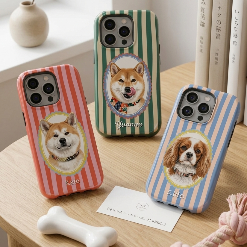Personligt Mobilskal med Foto & Namn – För Hund & Katt