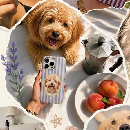 Personligt Mobilskal med Foto & Namn – För Hund & Katt