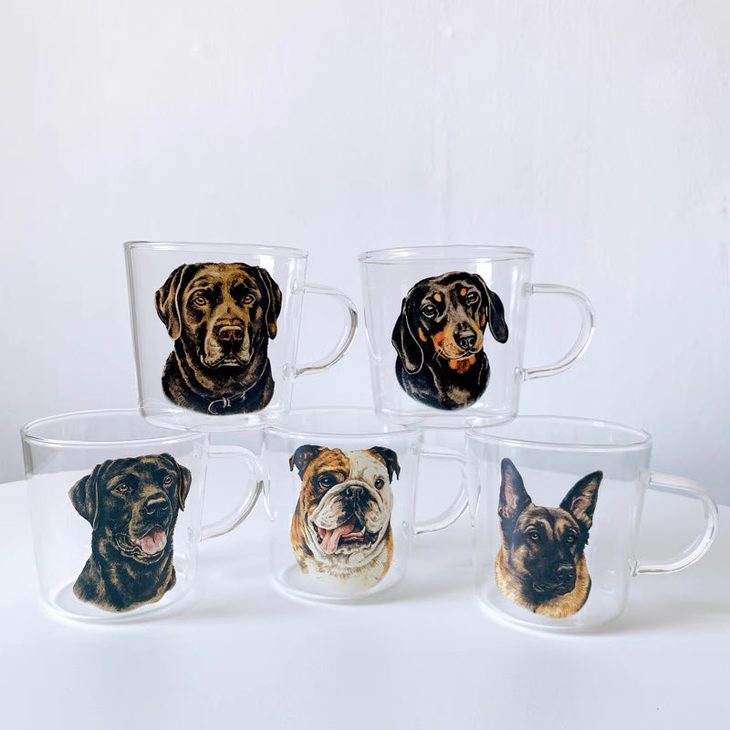 Ny ankomst！Hund & katt husdjur med namn och foto｜Specialbeställt whiskyglas
