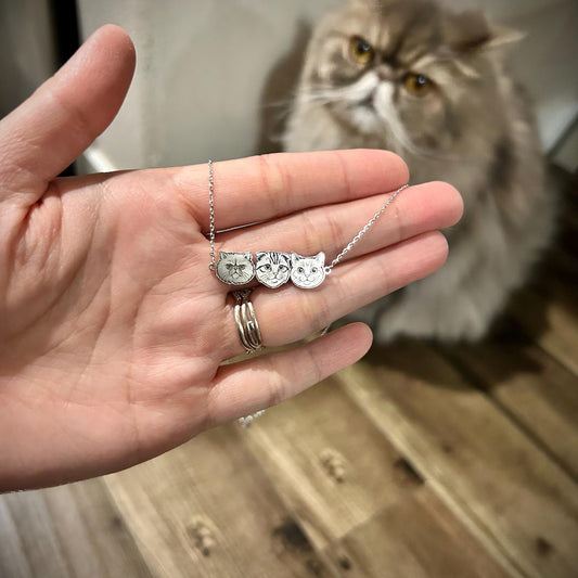 Personligt halsband med ditt husdjurs porträtt