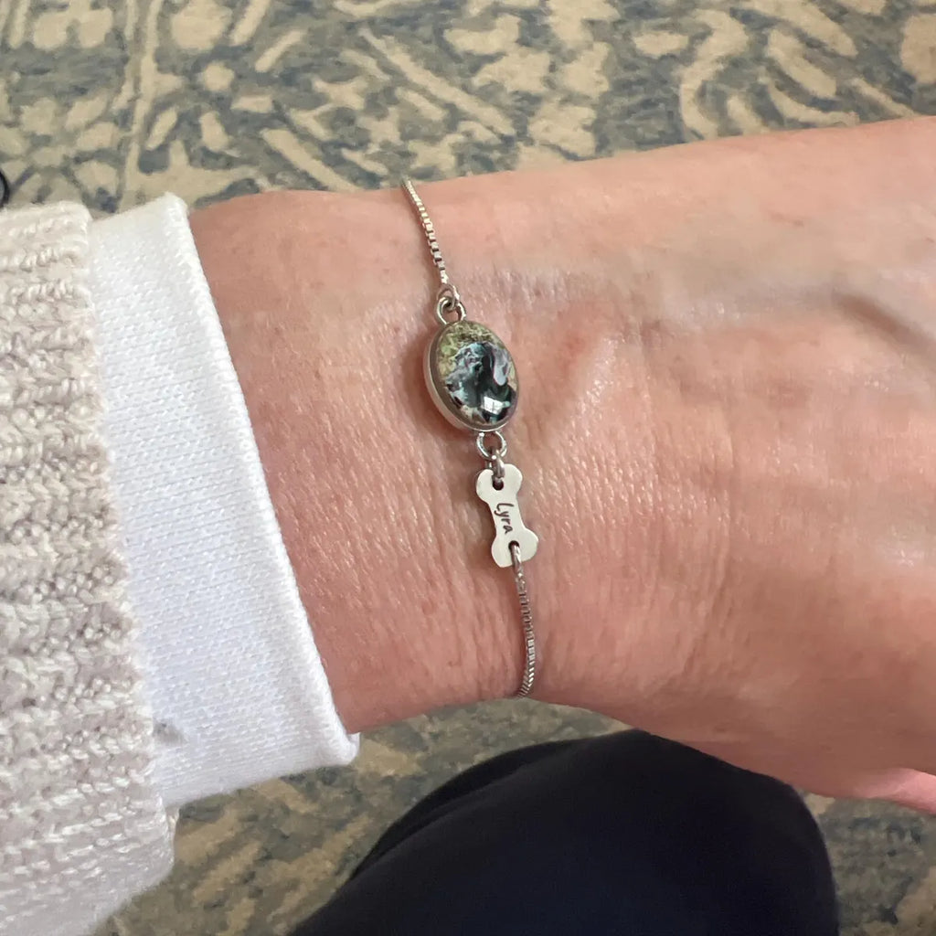 Personligt armband med foto av ditt husdjur – Skräddarsydda smycken