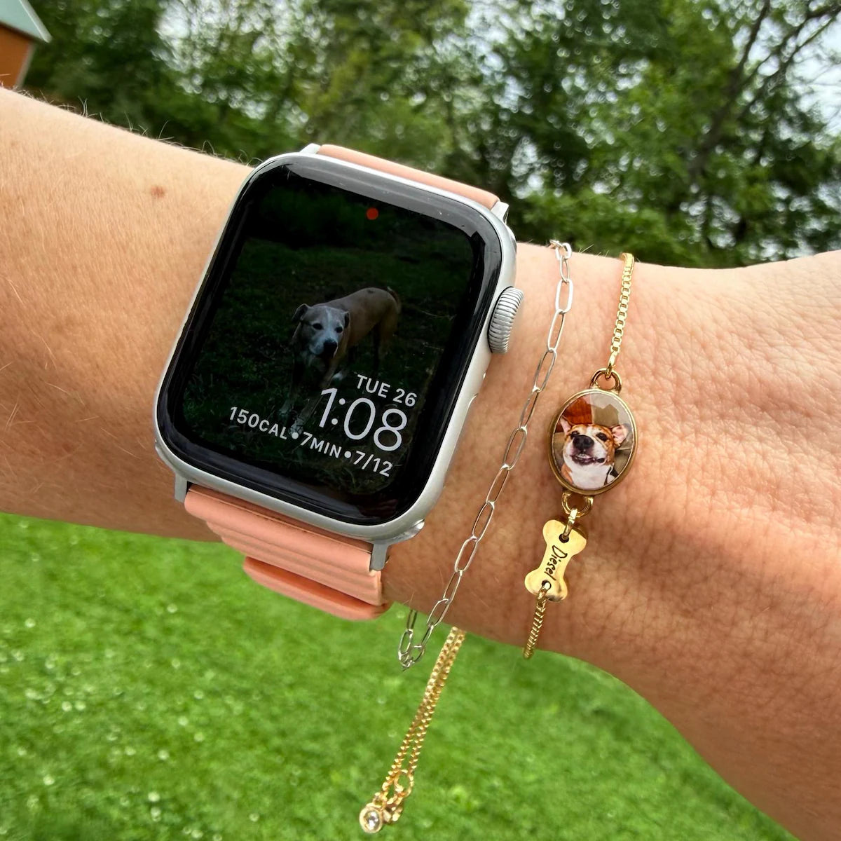 Personligt armband med foto av ditt husdjur – Skräddarsydda smycken