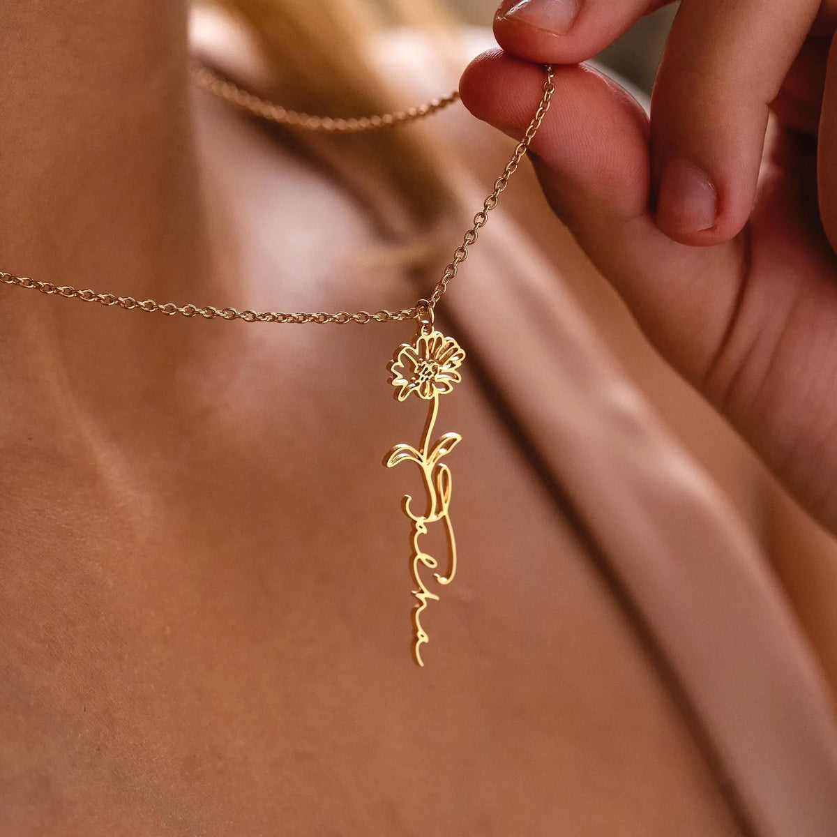 Månadsblomma Halsband – Över 50 Olika Blommor! ✨🌸