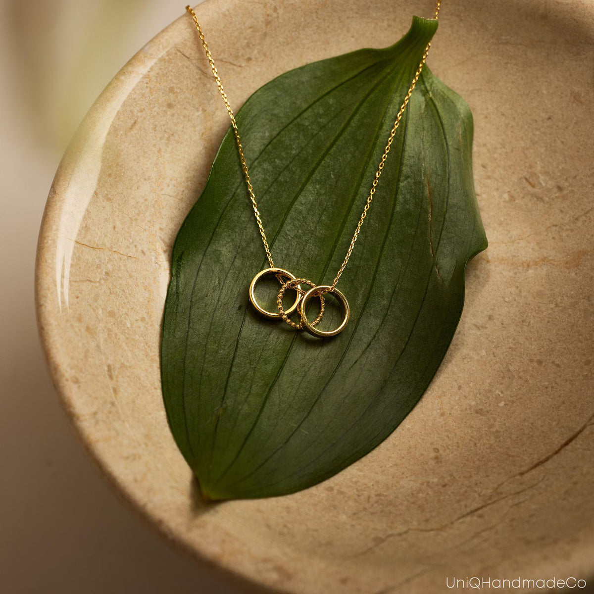 Personligt Cirkelhalsband Med Namn