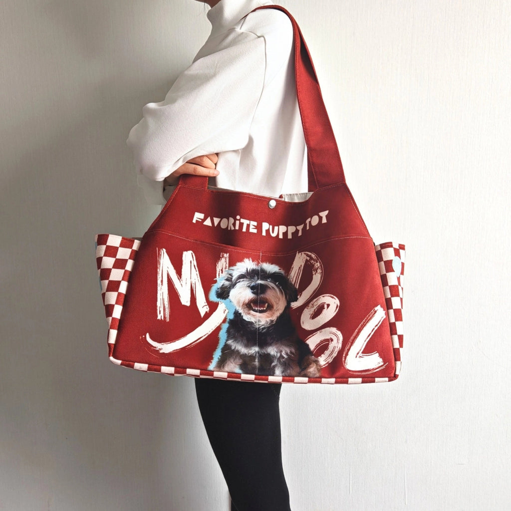 Nyhet! Ryggsäck för husdjur – 2-i-1 transportväska för liten hund & katt | Snygg, bärbar & perfekt för promenad & veterinärbesök